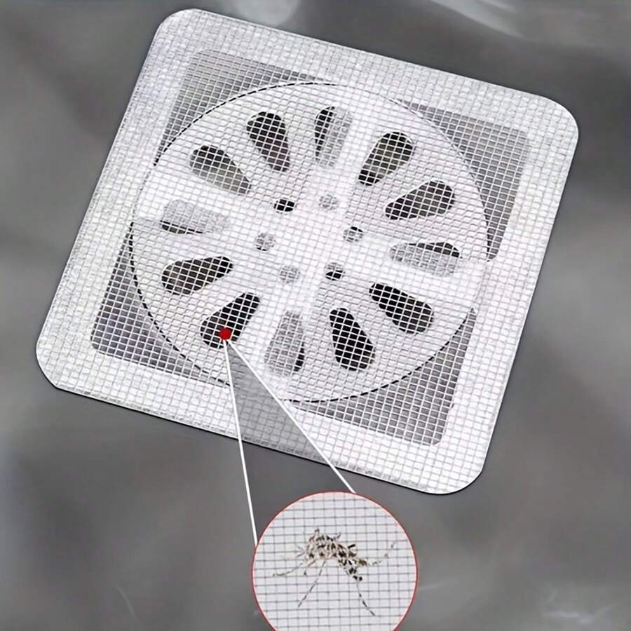 🚿 Disposable Dirt, Hair & Insect Catcher Stickers — Pack of 10