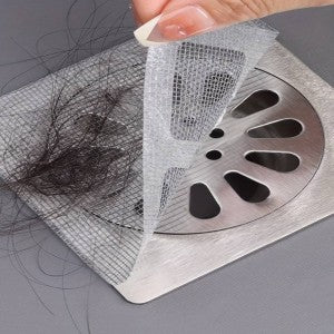 🚿 Disposable Dirt, Hair & Insect Catcher Stickers — Pack of 10