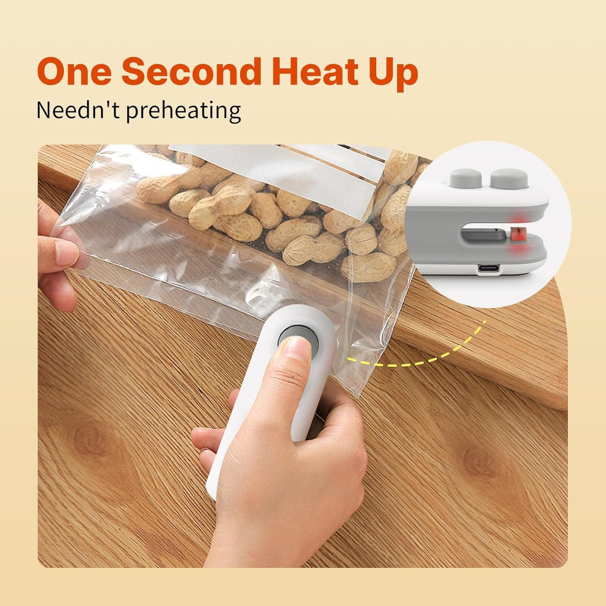 🔥 Portable Rechargeable Mini Heat Sealer