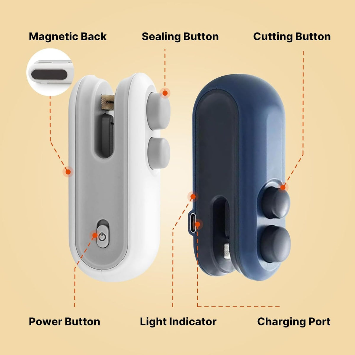 🔥 Portable Rechargeable Mini Heat Sealer