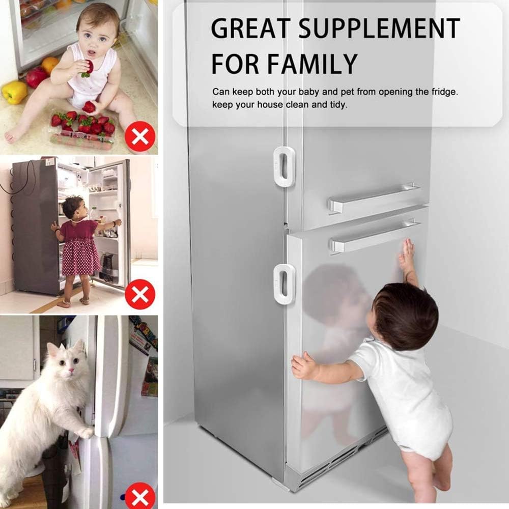 Child Safety Refrigerator Lock 🔒| Self Adhesive Fridge And Freezer Door Lock.