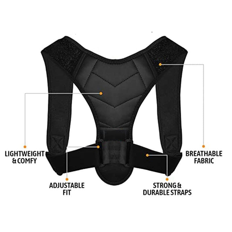 🧍‍♂️ Adjustable Posture Corrector Belt for Men & Women | Back & Shoulder Support Brace | Anti-Slouch Posture Support