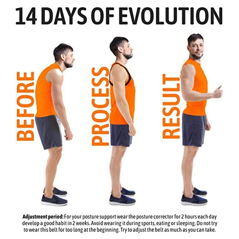 🧍‍♂️ Adjustable Posture Corrector Belt for Men & Women | Back & Shoulder Support Brace | Anti-Slouch Posture Support