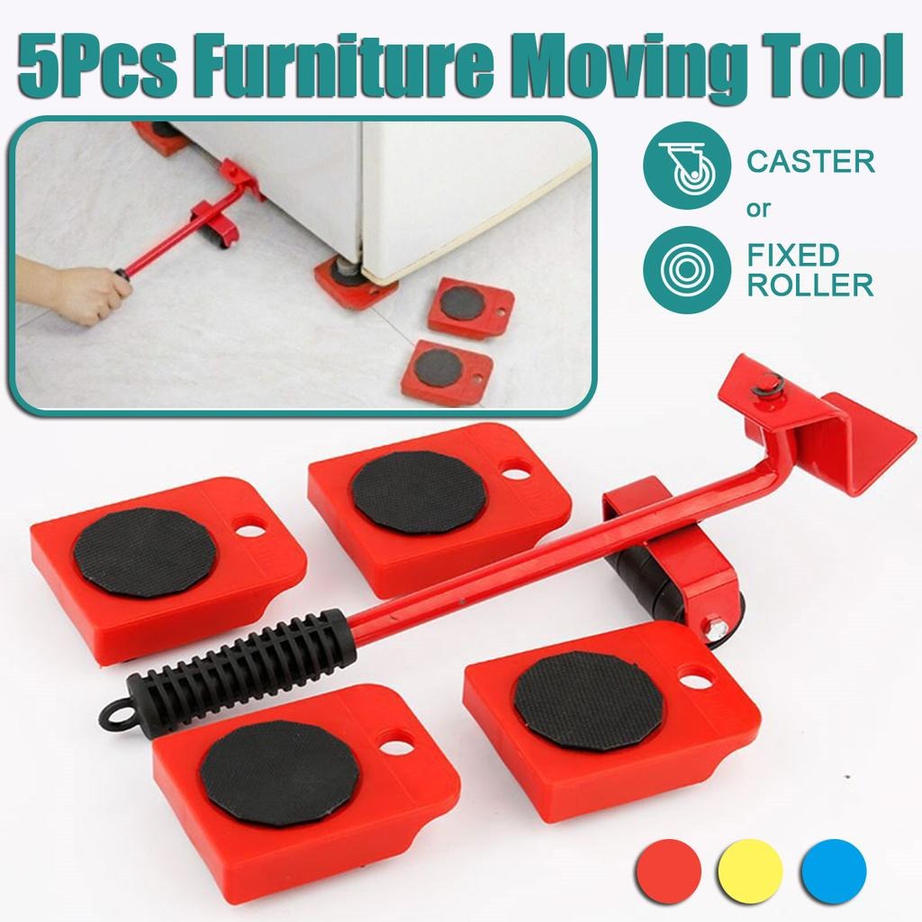 New Heavy Furniture Mover Tool Set | Furniture Lifter & Roller Kit Set of 5