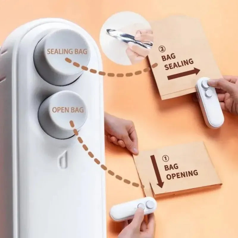 🔥 Portable Rechargeable Mini Heat Sealer
