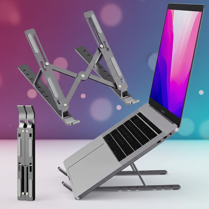 💻 New Adjustable Laptop Metal Stands | Upgrade Your Laptop Setup Without Buying a New Desk!