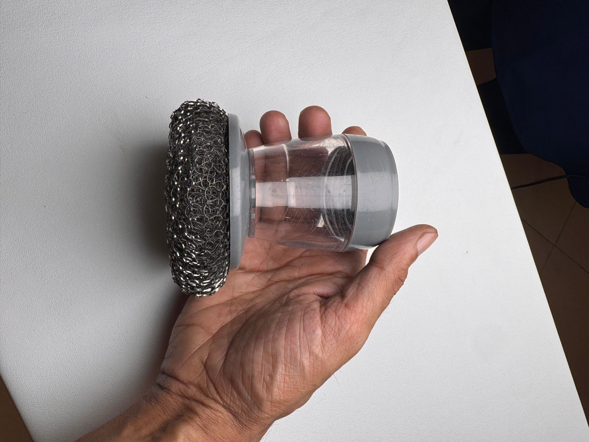 🧼 Self-Dispensing Dish Washing Brush Pack Of Three 3 | 🍳 Kitchen Cleaning Brush for Pots, Pans & Sink