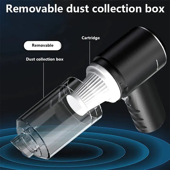 3-in-1 Portable Cordless Vacuum Cleaner – Compact Handheld Dust Cleaner 🧹