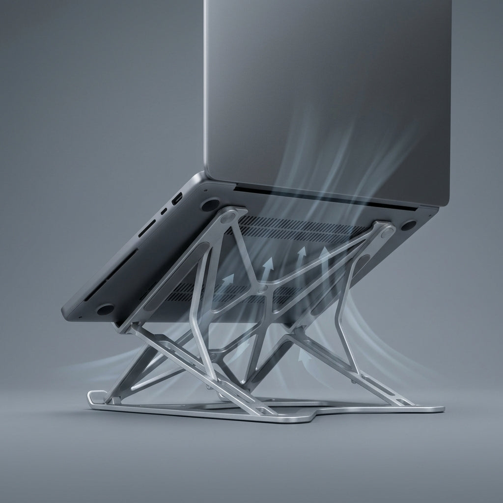 💻 New Adjustable Laptop Metal Stands | Upgrade Your Laptop Setup Without Buying a New Desk!
