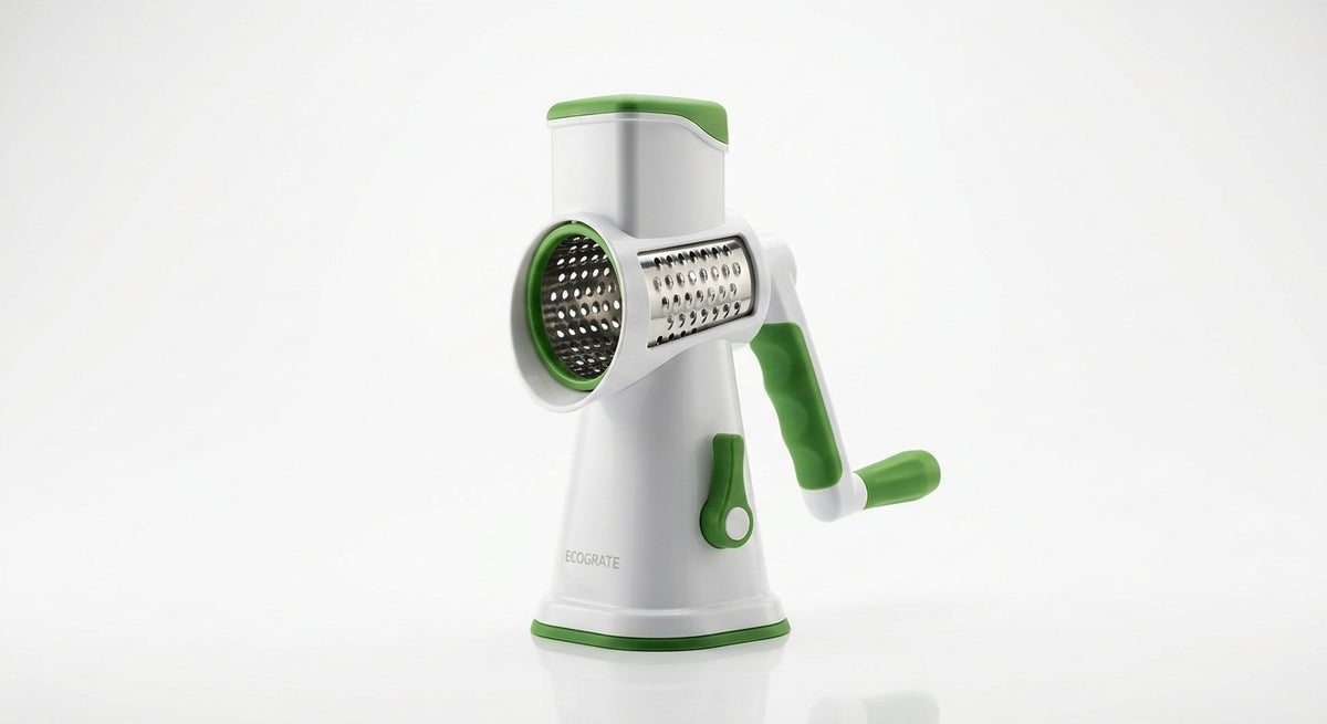 🥕 3-in-1 Manual Vegetable Cutter & Drum Grater