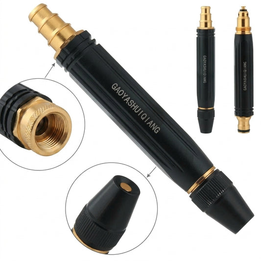 💦 High Pressure Brass Adjustable Water Spray Gun  | Car Wash, Garden & Home Cleaning