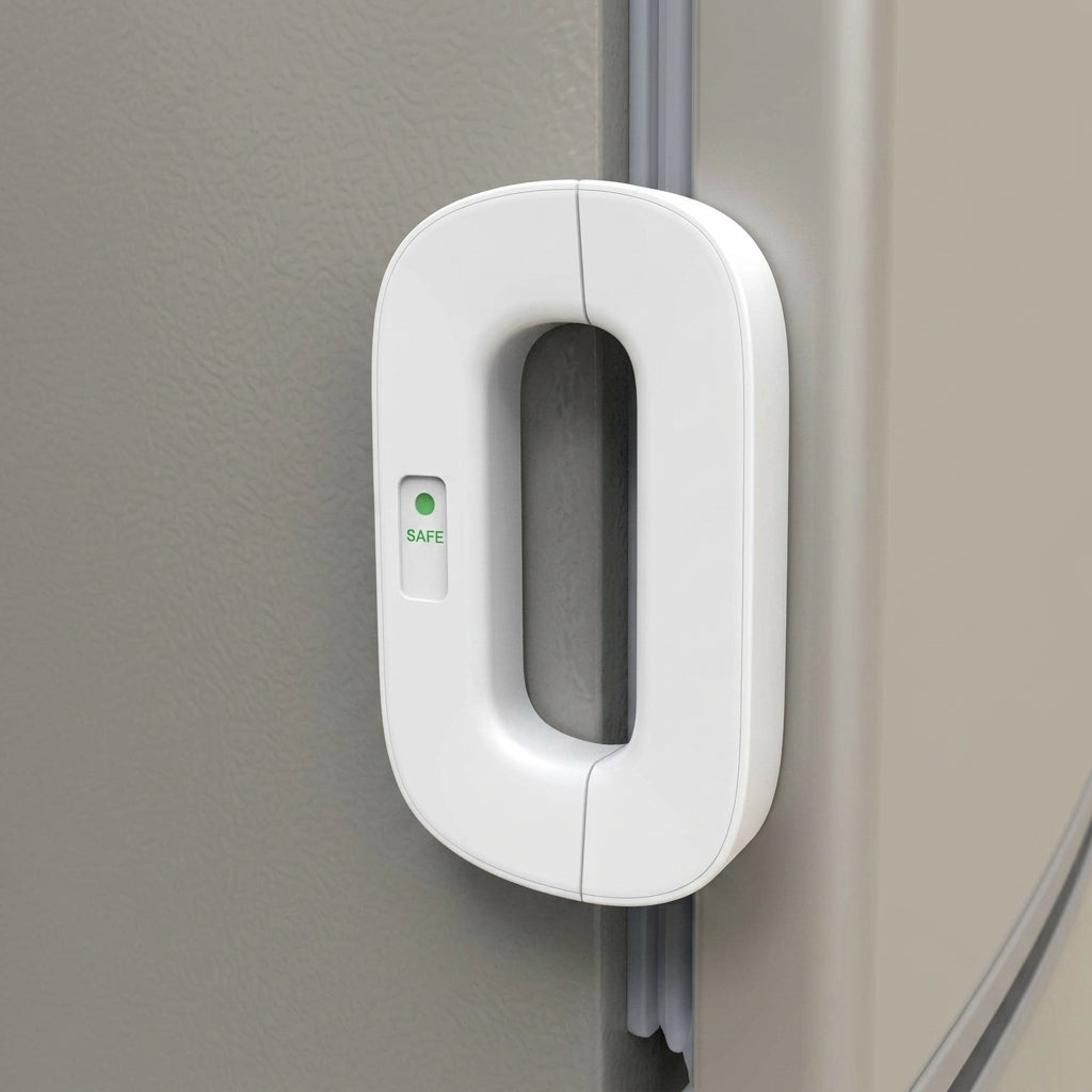 Child Safety Refrigerator Lock 🔒| Self Adhesive Fridge And Freezer Door Lock.